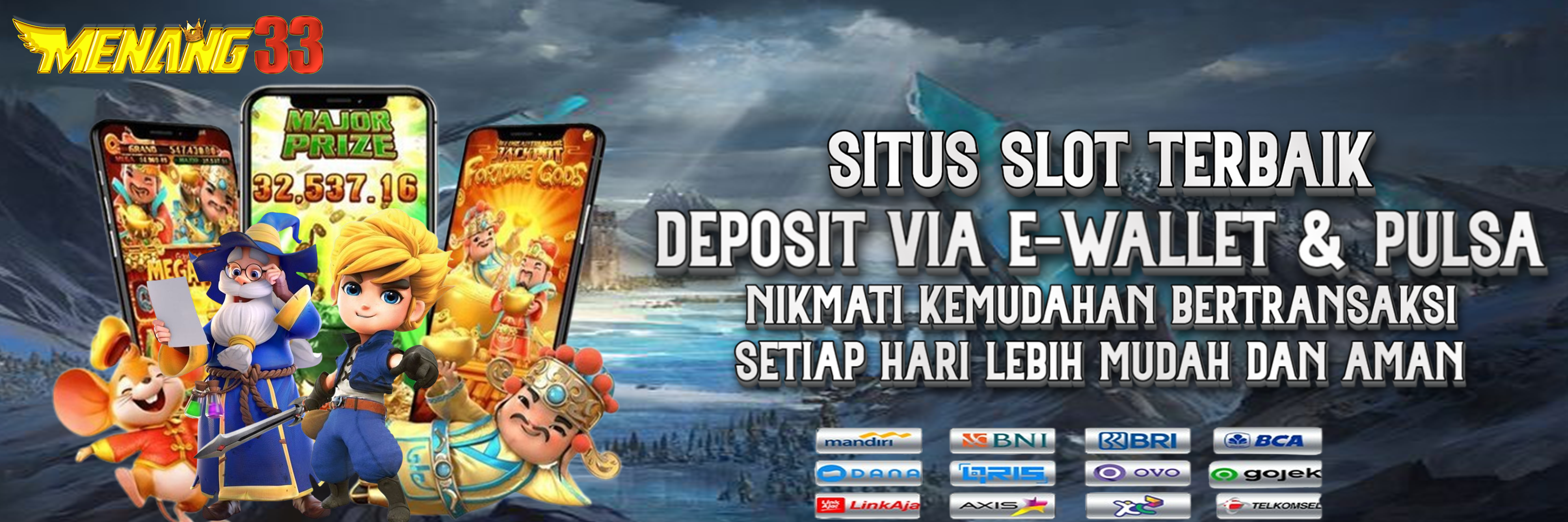 MENANG33: Daftar Situs Gacor Promo Garansi Kekalahan 100% Dan Bonus New Member 50% 🚀