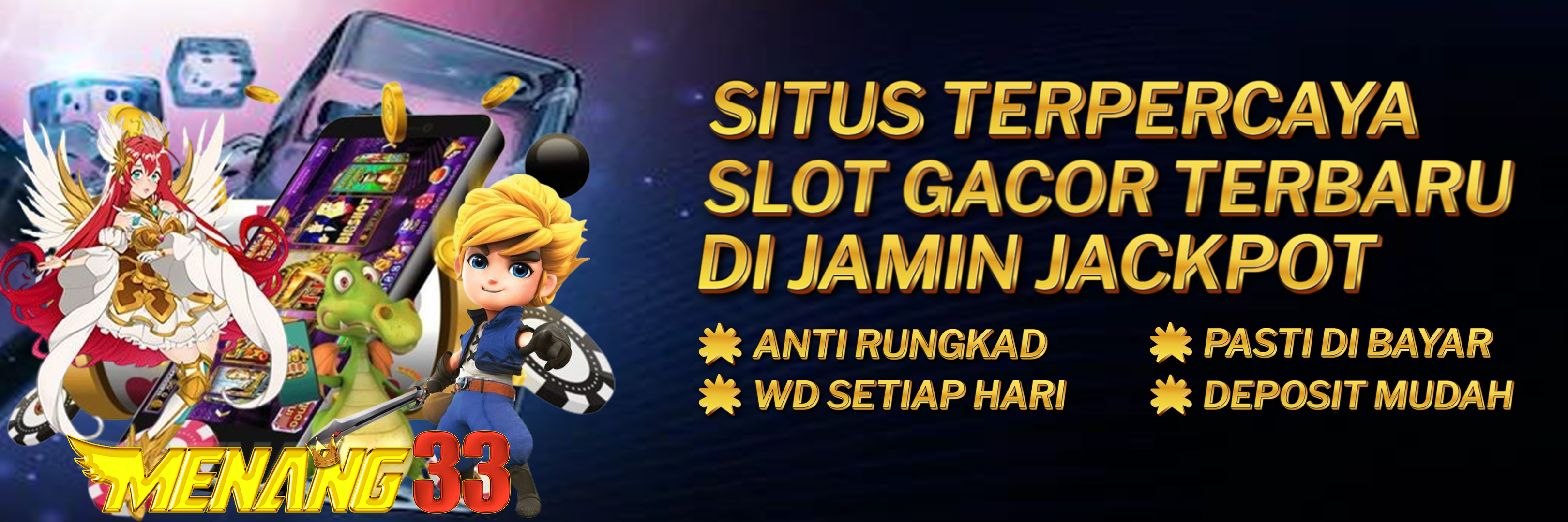 MENANG33: Situs Game Slot Terlengkap & Tergacor Terbaru Mudah Menang Maxwin 🎉