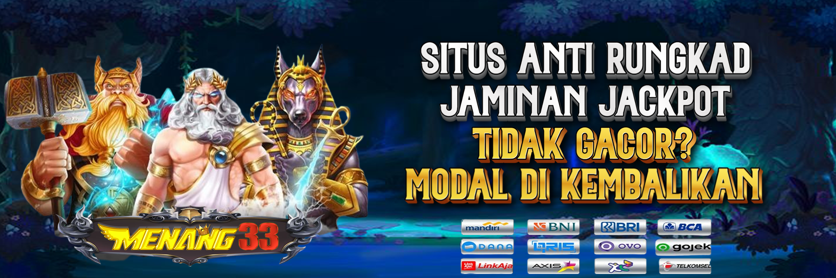 MENANG33: Situs SLot Online Gacor Terbaru Anti Rungkad Promo New Member Cashback 50% 🚀