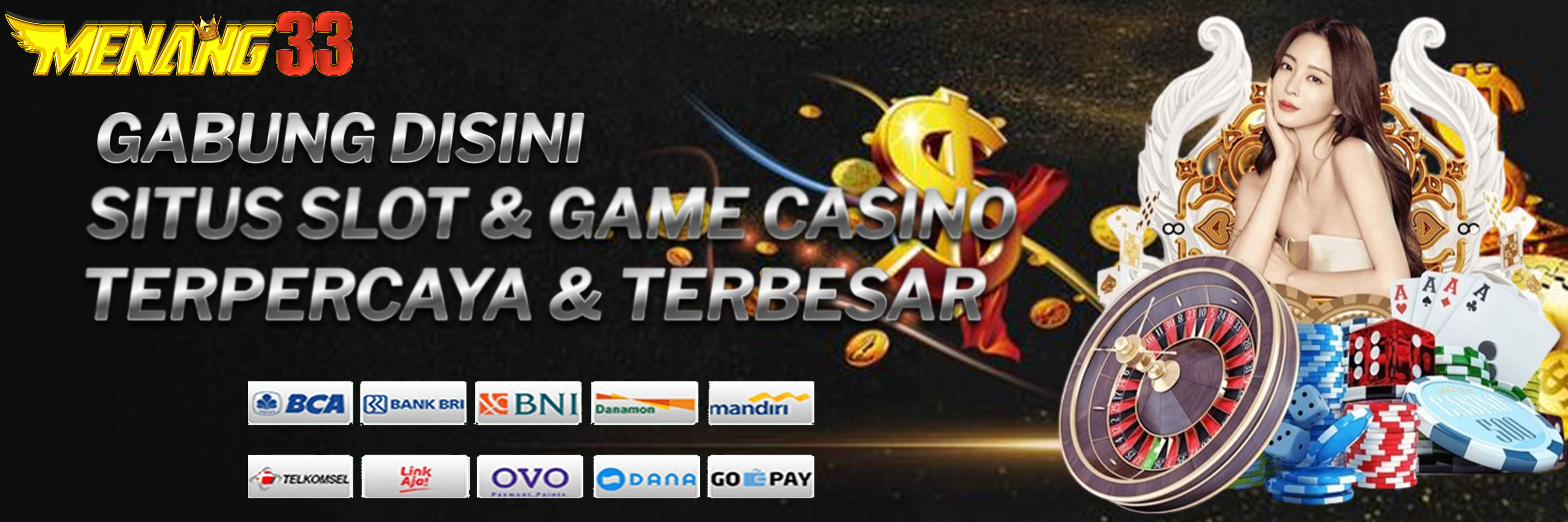 MENANG33: Situs Judi Online Garansi Kekalahan 100% 🎉 Deposit Ewallet Terpecaya 🌟