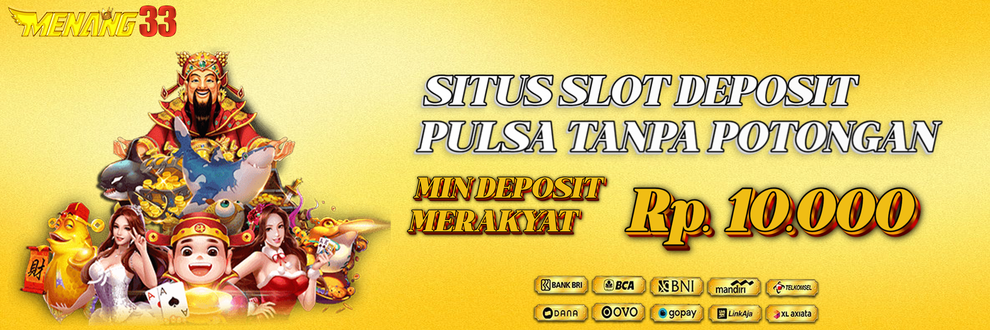 MENANG33: Slot Terpercaya Nomor 1 Dan Promo Garansi Kekalahan 100% Uang Kembali️ 🎉