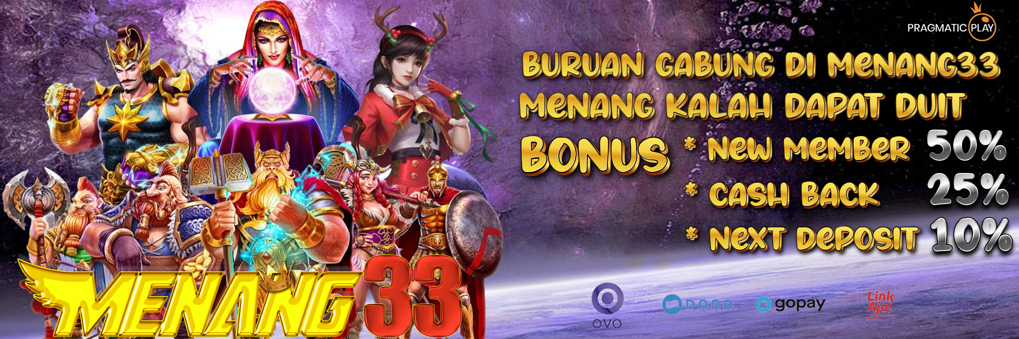 MENANG33: Daftar Situs Slot Gacor Deposit Receh Wd Maksimal 