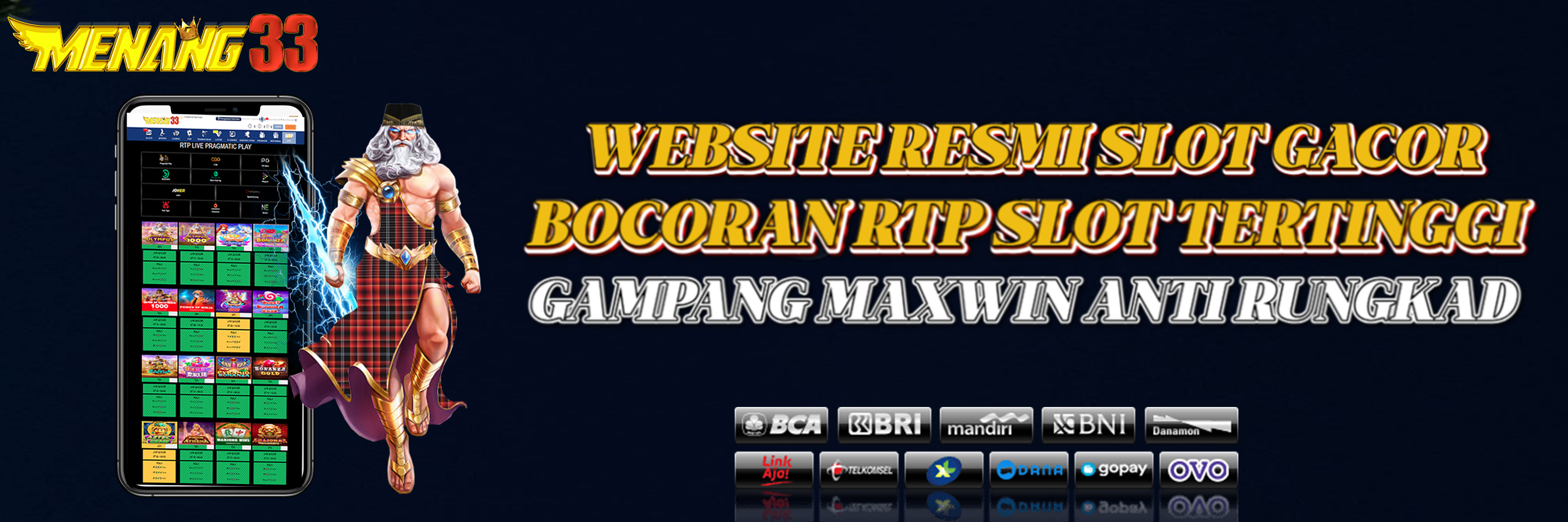 MENANG33: Judi Slot Online Gacor Hari Ini Paling Terpercaya & Resmi Indonesia