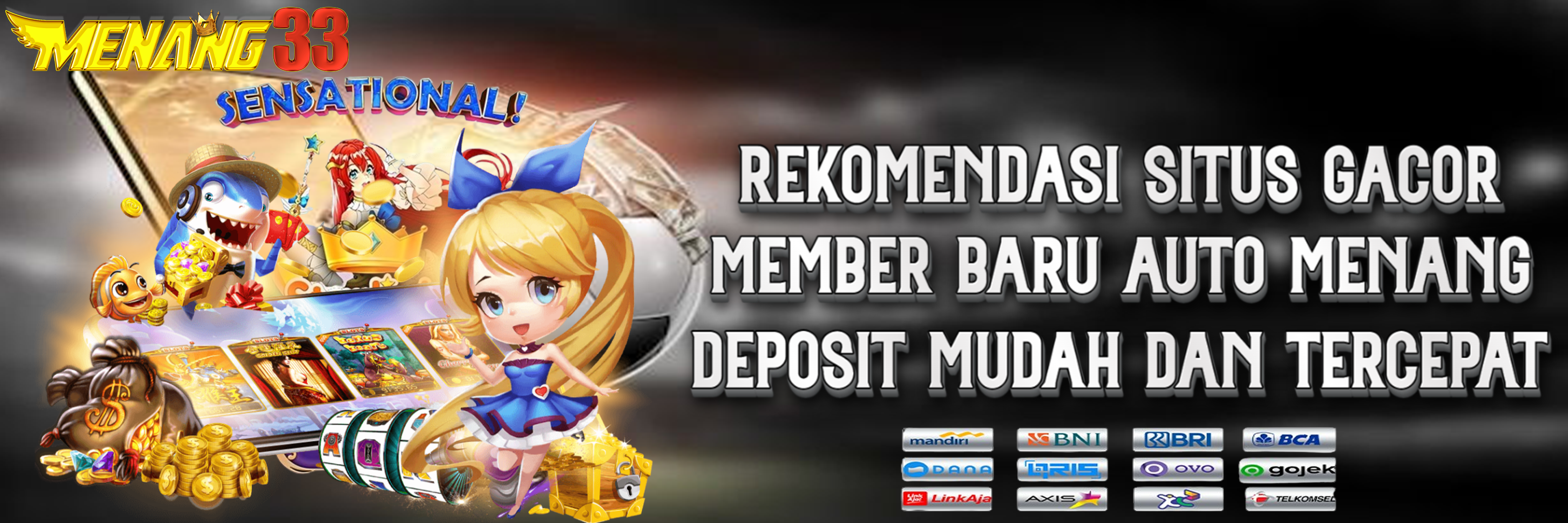 MENANG33: Situs Slot Promo Bonus Garansi Kekalahan 100% Dan Bonus New Member 50% 🚀