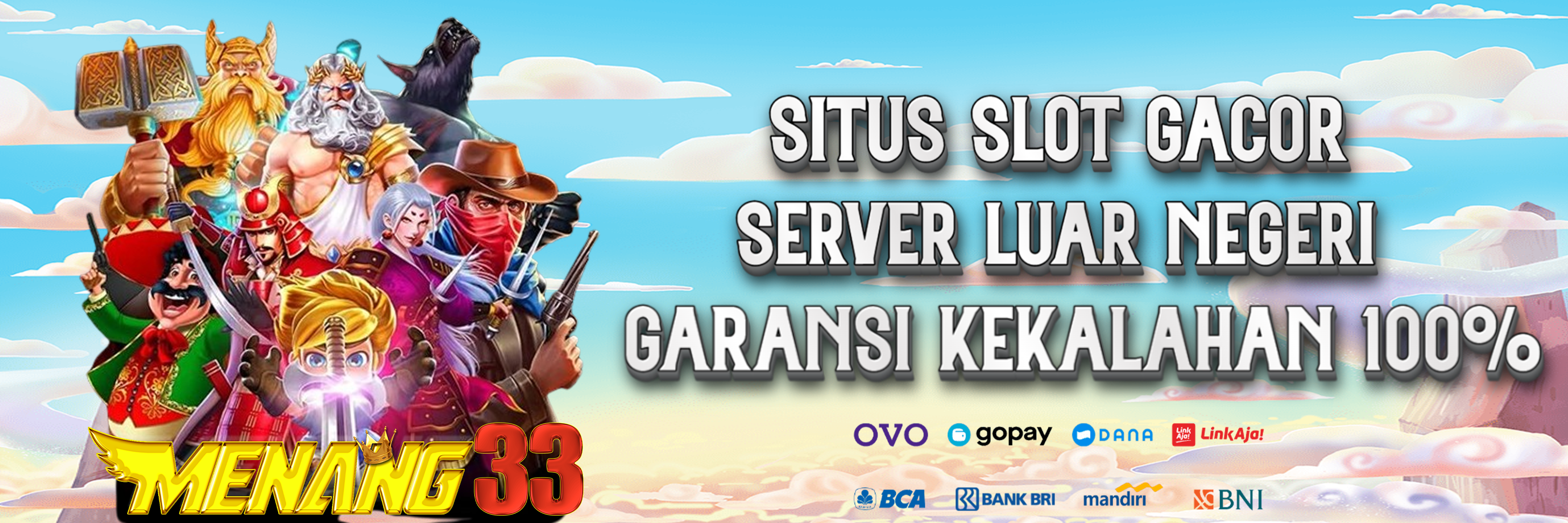 MENANG33: Situs Slot Server Luar Negeri RTP Tertinggi Auto Menang Besar 🚀