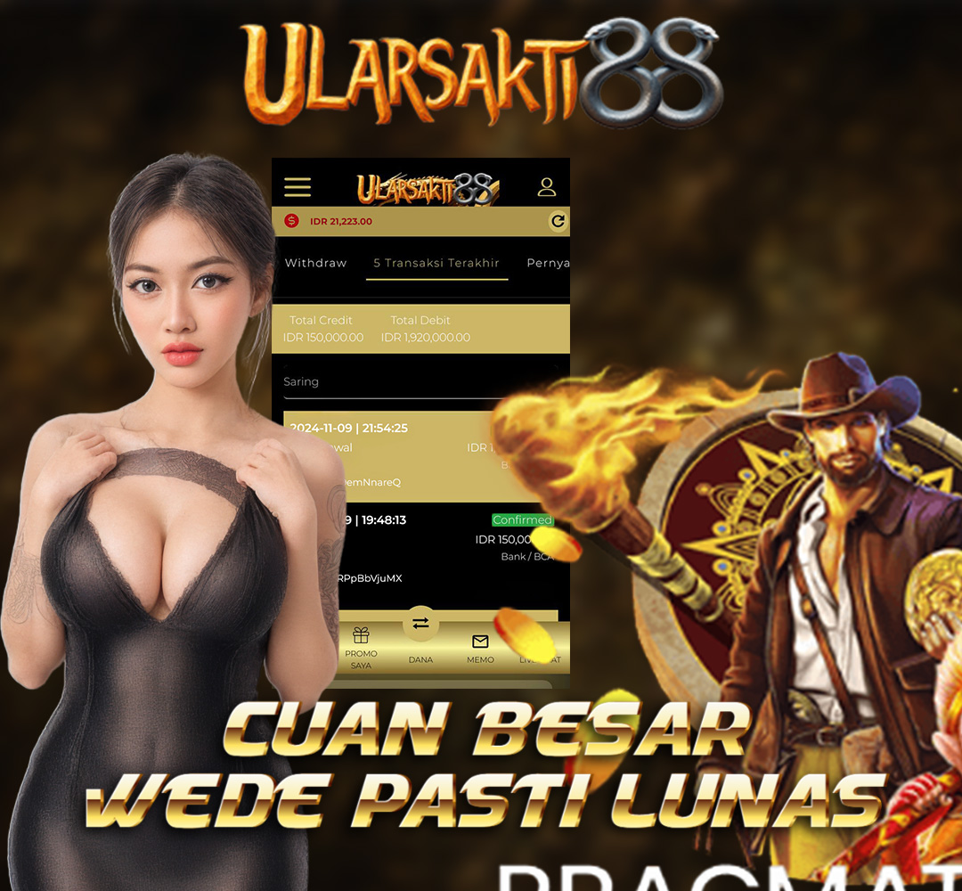 ULARSAKTI88 : Situs Yang Akan Mematok Kalian Dengan Rezeki Berlimpah Dengan JP Besar & Bonus 100% Untuk New Member