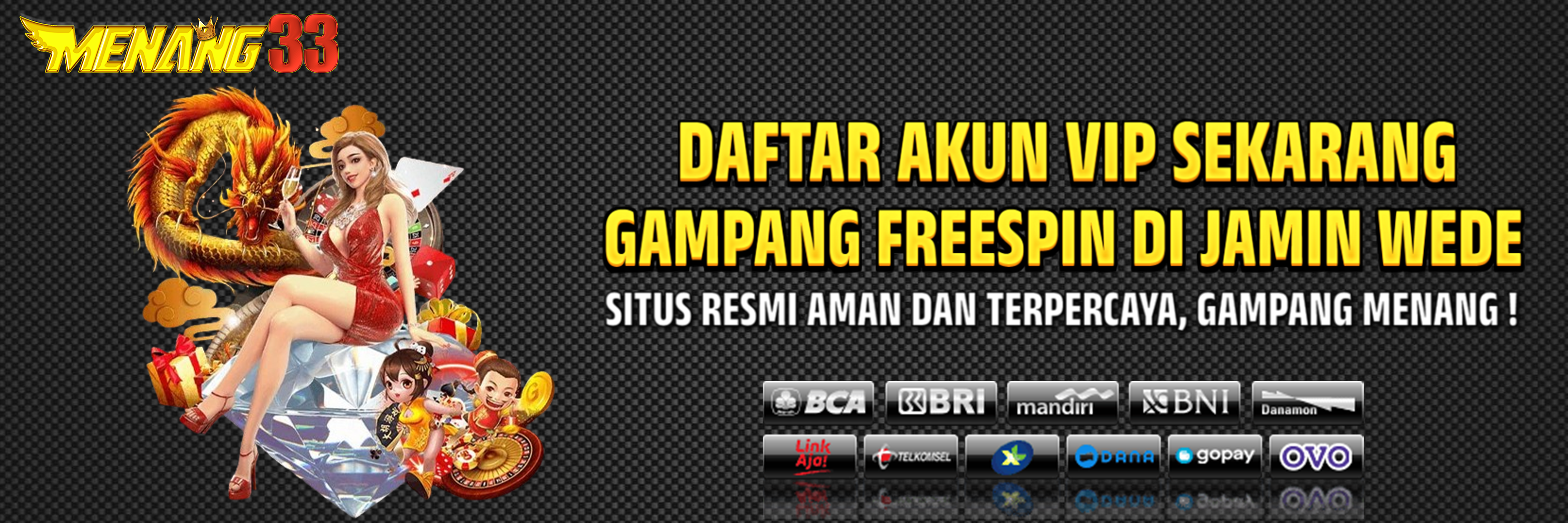 MENANG33: Agen Situs Slot Gacor Hari ini & RTP Live TerAkurat 98.78%