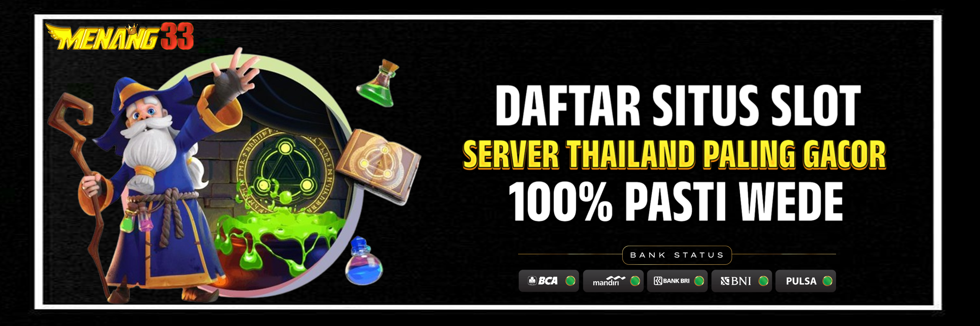 MENANG33: Agen Situs Slot Gacor Online Server Luar Negeri 👻