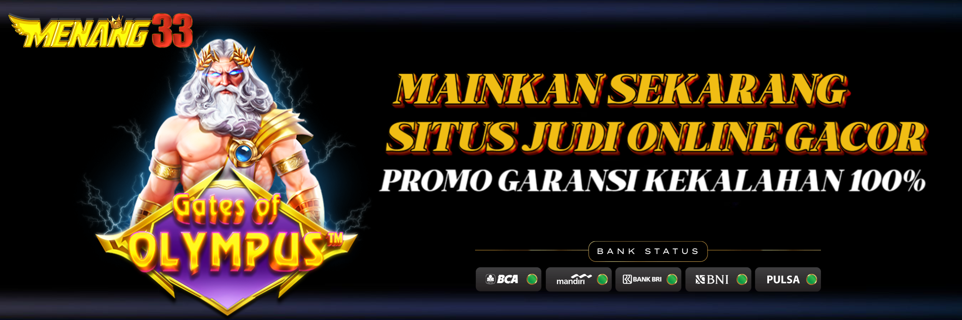 MENANG33: SLot Online Terbaru Anti Rungkad Wd Setiap Hari Promo Garansi Kekalahan 100% 🌟