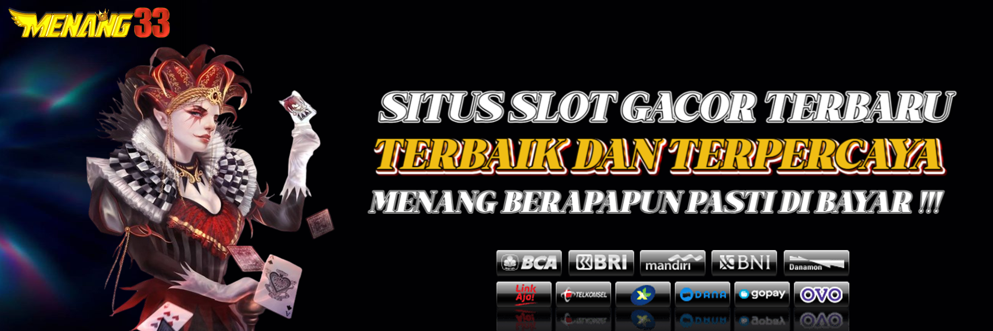 MENANG33: Daftar Link Slot Gacor Slot Deposit Pulsa 10k Pakai Telkomsel Bebas Ip 🤯