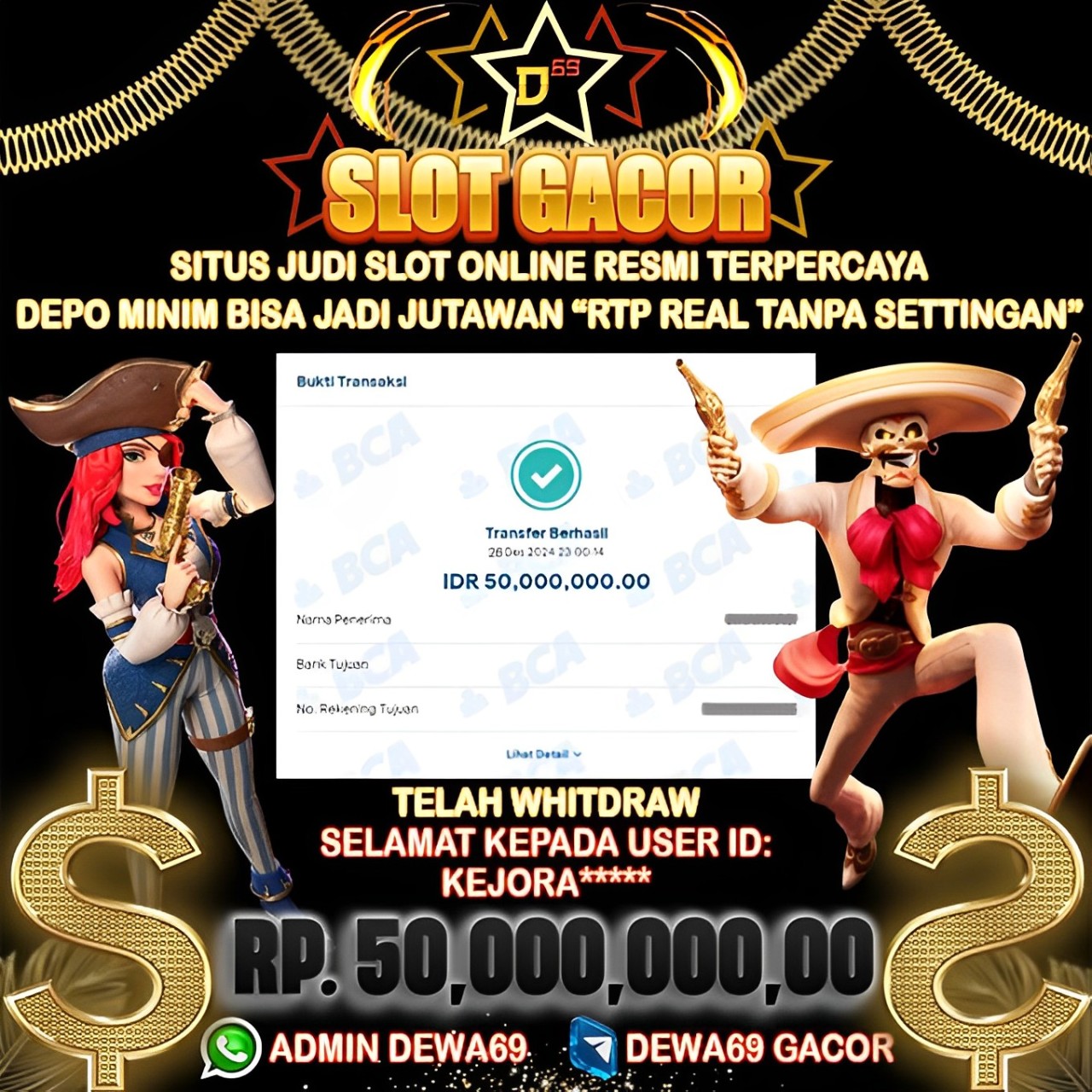 DEWA69: Bandar Situs Slot Freechip – Deposit Mulai 10K (10RB / 10.000)