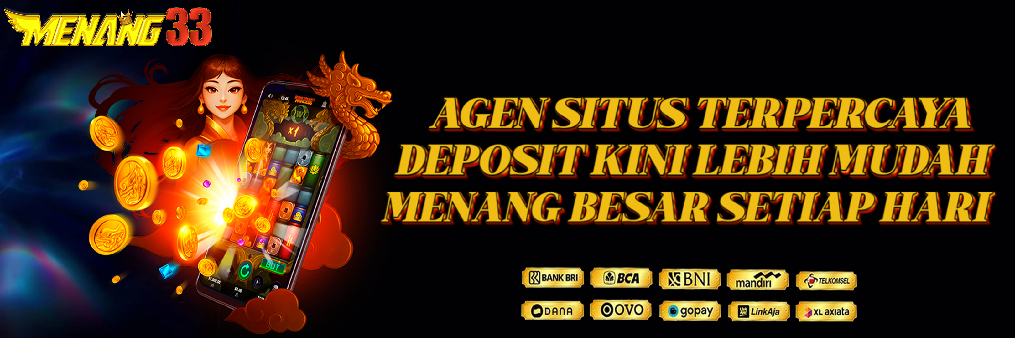 MENANG33: Daftar SLot Terbaru Anti Rungkad Promo Bonus Rolling 10% Mantap Bosku 🚀