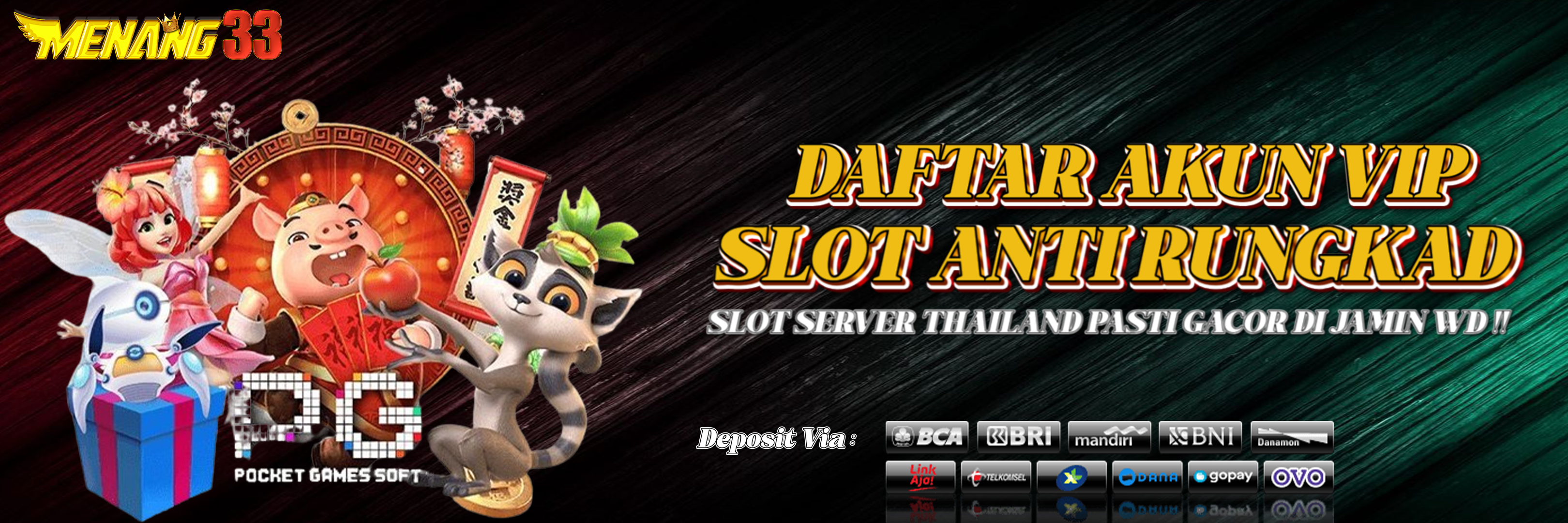 MENANG33: Rekomendasi Situs Slot Gacor Hari Ini Terbaru IDN Slot Maxwin ☝️