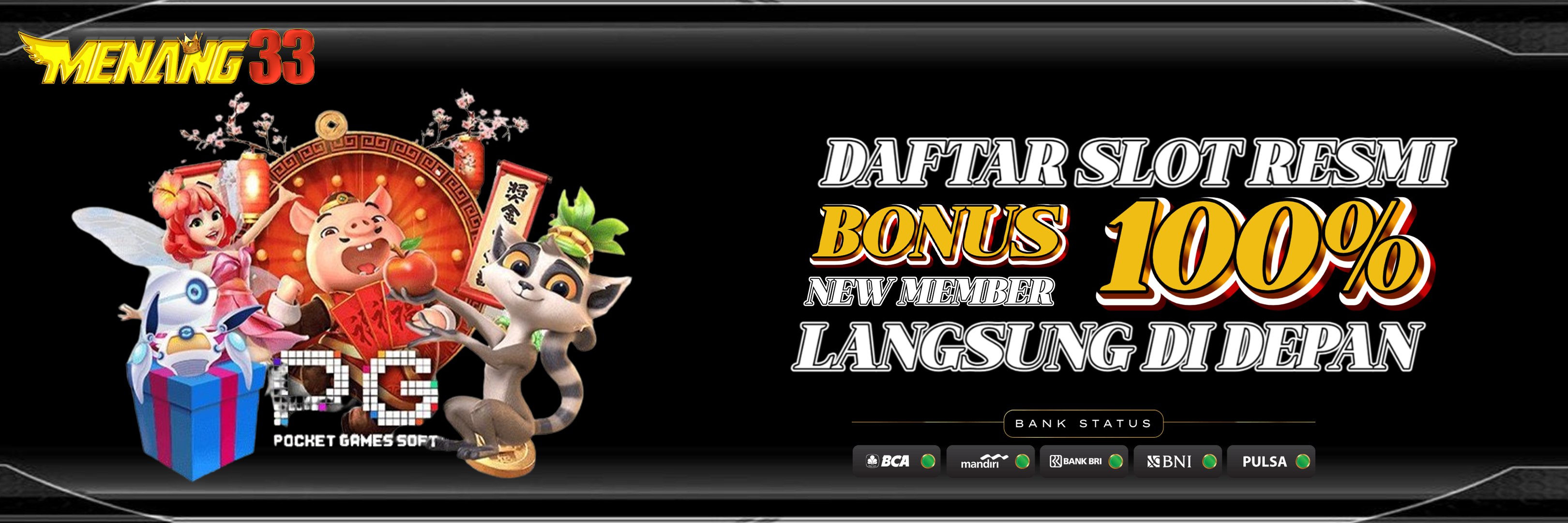 MENANG33: Rekomendasi Situs Slot Online Gacor Hari Ini & MENANG33 Super Maxwin ⚡️