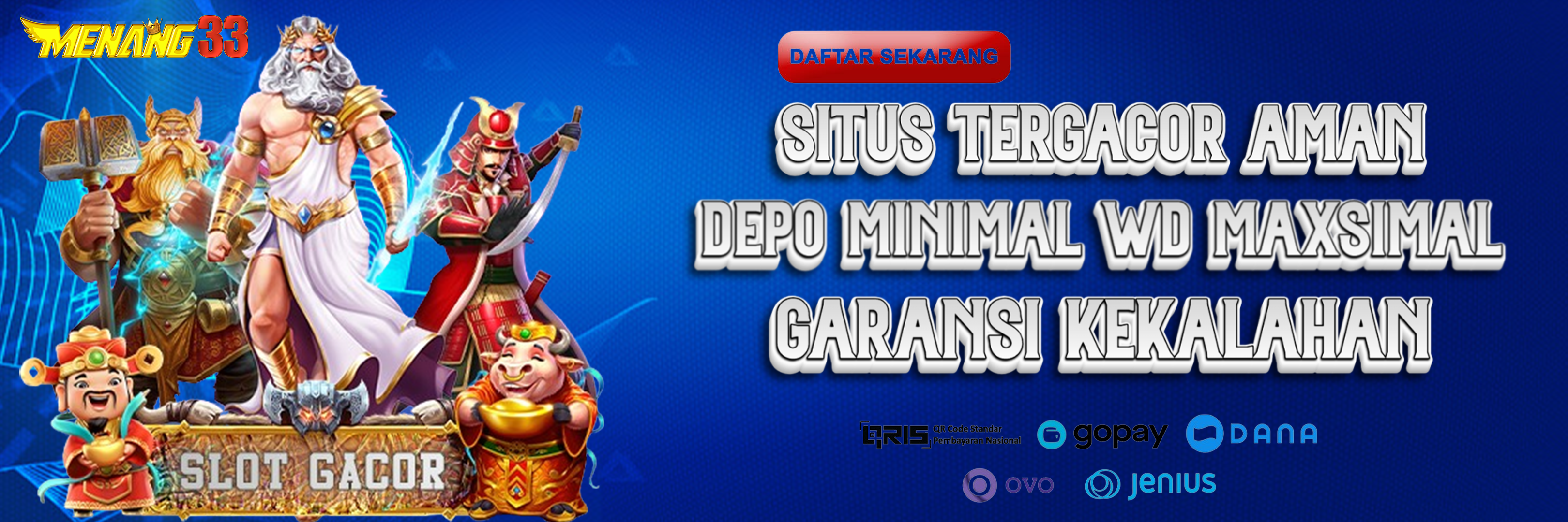 MENANG33: Join Now Slot Gacor Terbaik Gampang Menang Besar Bosku 🌟