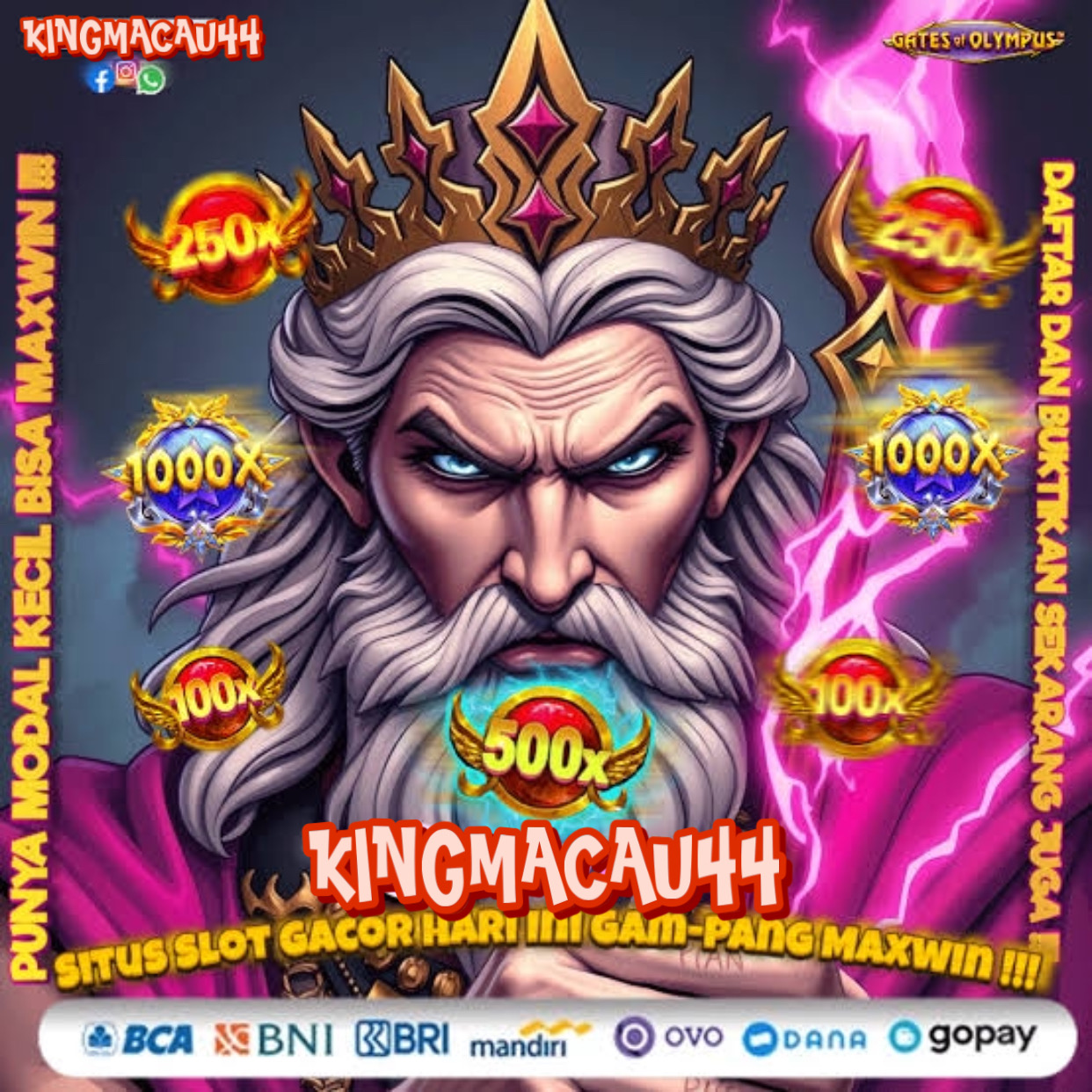 KINGMACAU44 : Official Resmi Situs Slot Online Tergacor